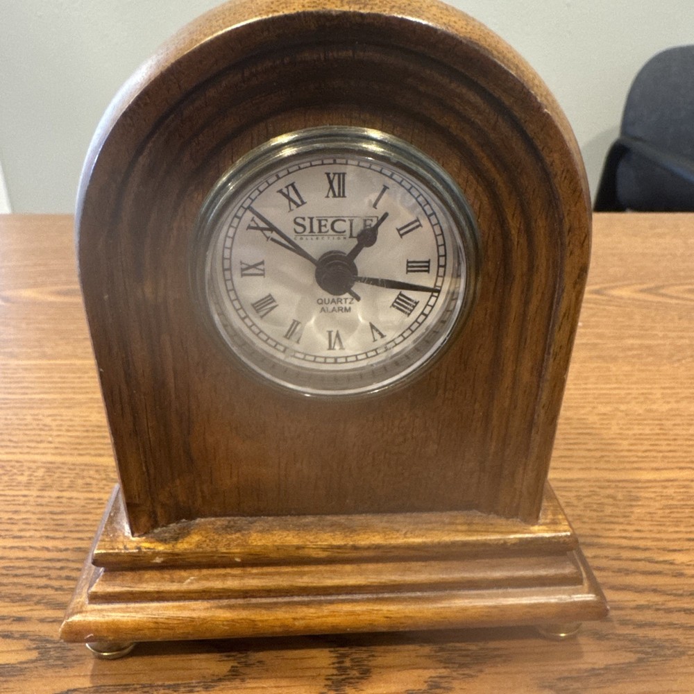 SIECLE QUARTZ Alarm DESK CLOCK