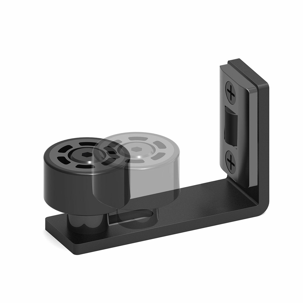 1PC Sliding Barn Door Bottom Floor Guide,Adjustable Roller,Wall Mount System