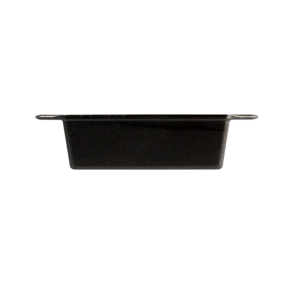 Lodge Cast Iron Bread Loaf Pan Rectangle Bakeware Baking Broiler Durable Black
