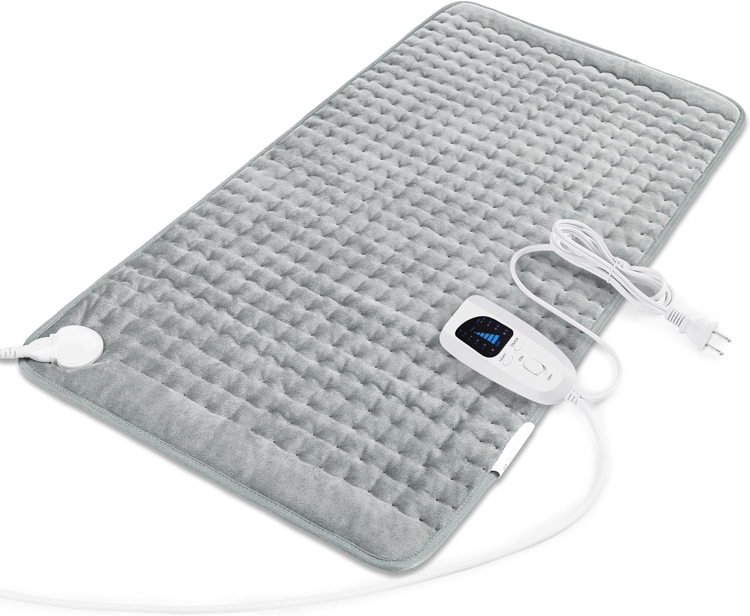 Electric Heating Pad For Back Pain & Cramps Relief 33"x17"6 Level Auto Shut Off