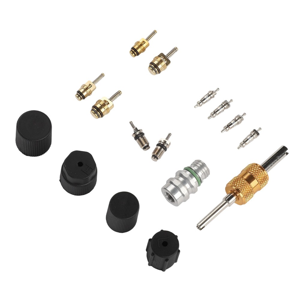 Air Conditioning Valve Core Kit for R12 For R134a AC Systems Replacement Tool