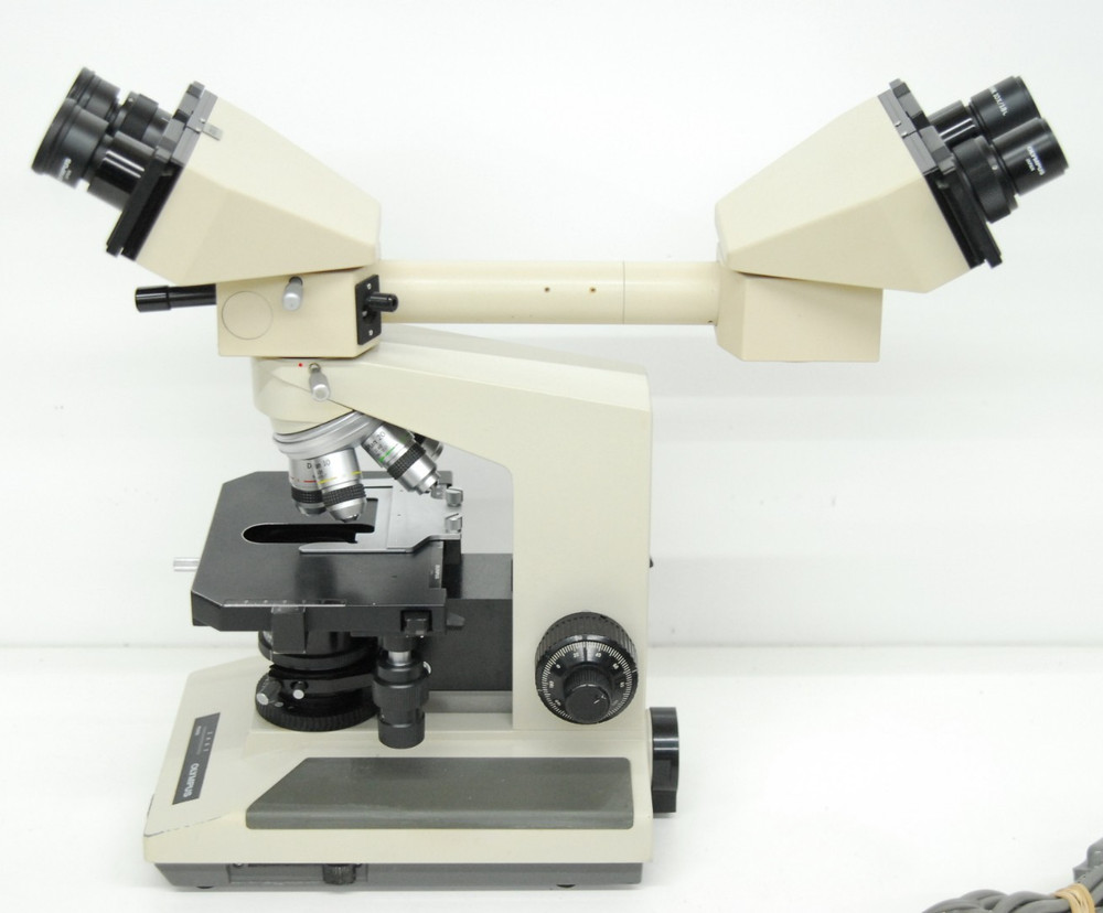 Olympus BH-2 BHUT Dual Viewing Teaching Microscope W/ D Plan Objectives