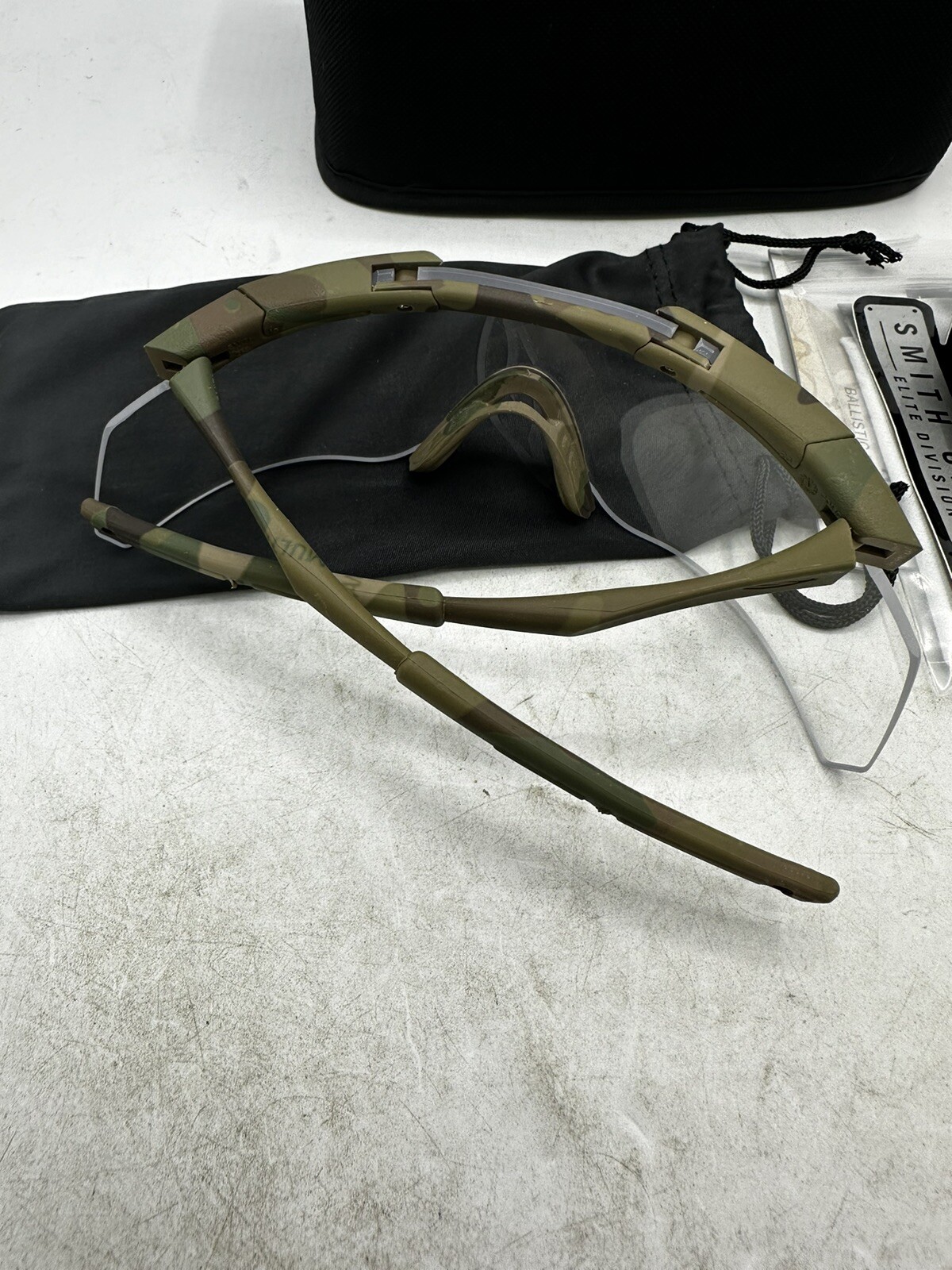 Smith Optics AEGIS Frame, Clear Lens Shooting Glasses Multicam OCP APEC