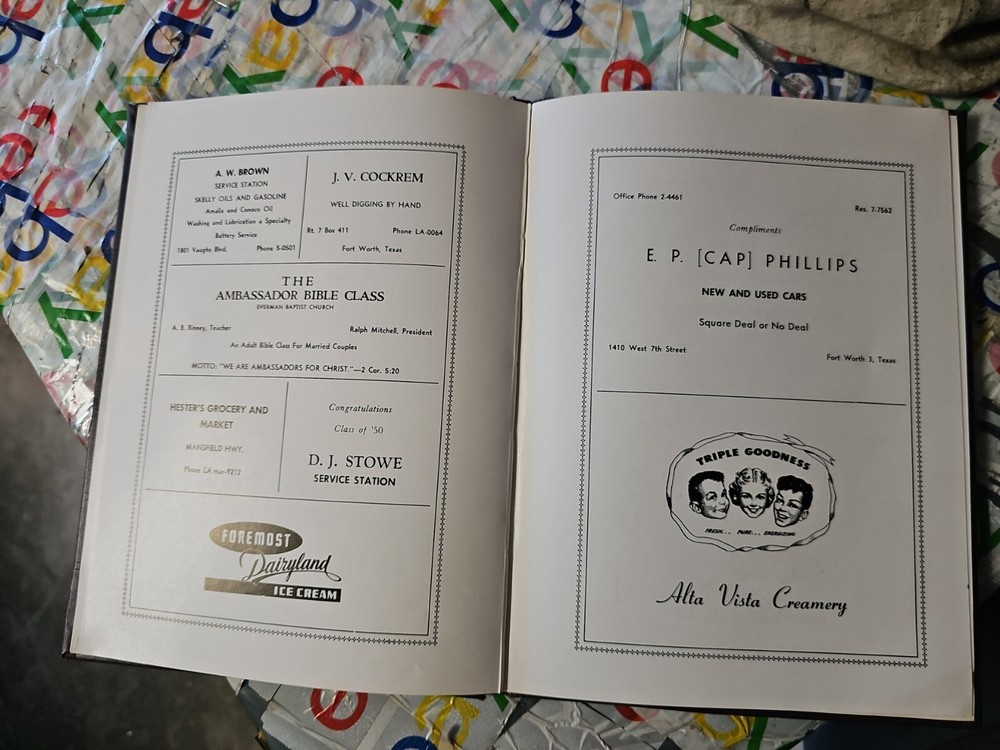 1950 Beacon Yearbook,Everman High School,Everman,Texas
