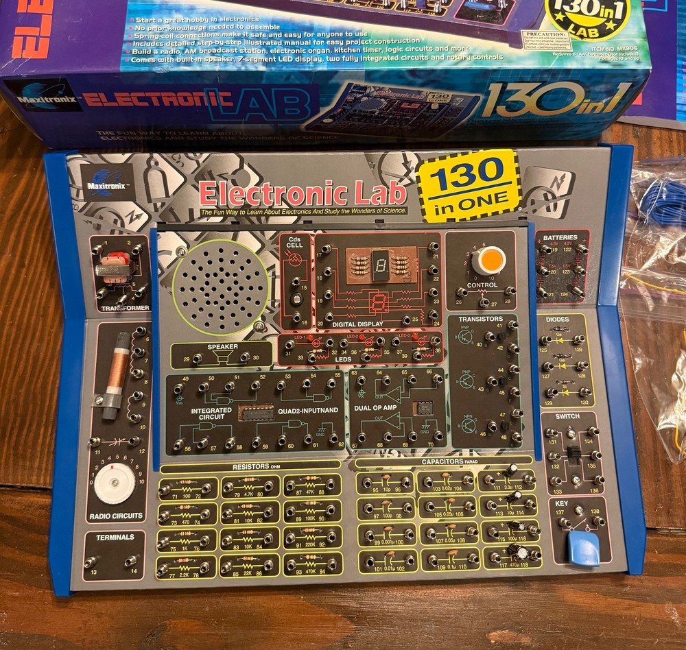 Maxitronix ELECTRONIC LAB 130 in 1 Complete MX-906