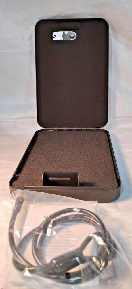 Amazon Basics Portable Security Case Lock Box Safe with Combination Lock