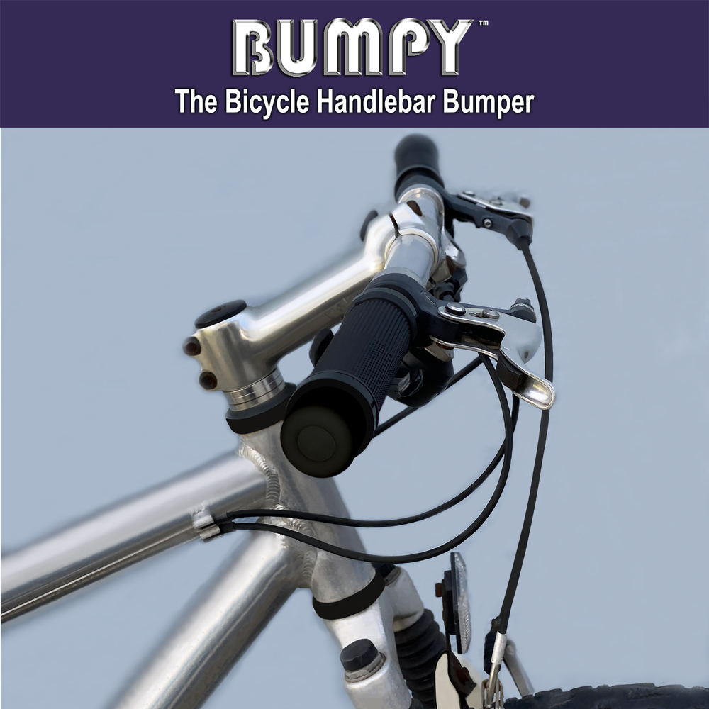 BUMPY END PLUG Bike Handlebar Soft Safe Secure Best Fit Grip Cap Black Pair