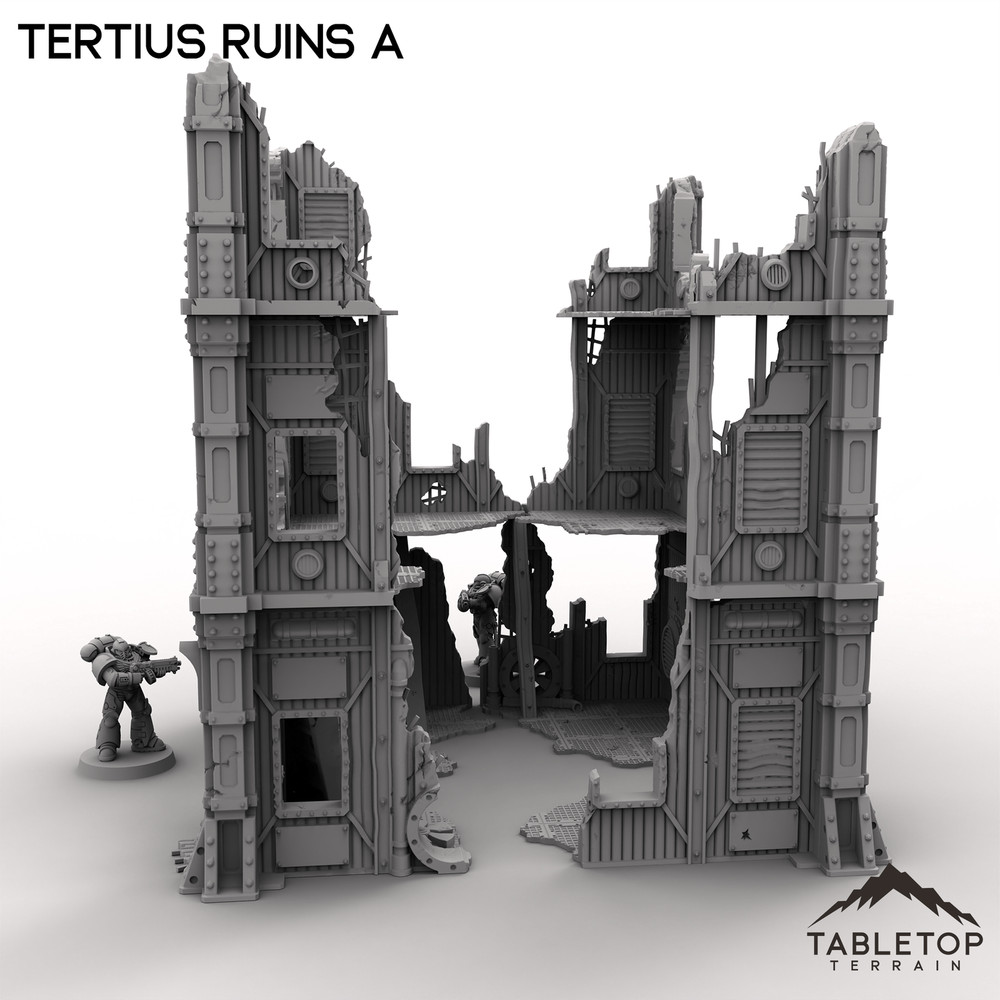 Tertius Ruins A - Grimdark Gothic Wargaming Tabletop