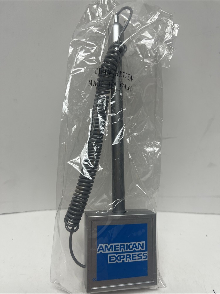 American Express Register Ball Point Pen Retractable with Base