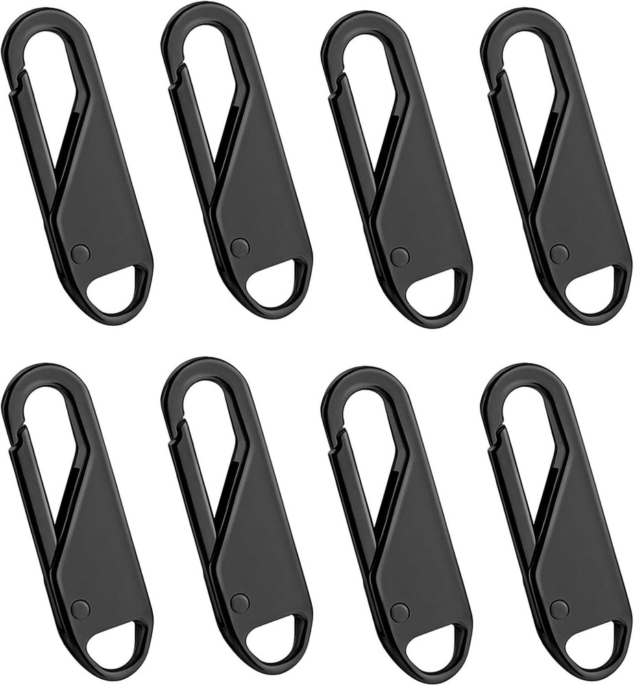4pc Random Small Carabiner Clip, Zipper Clip, ZipperPull Replacement