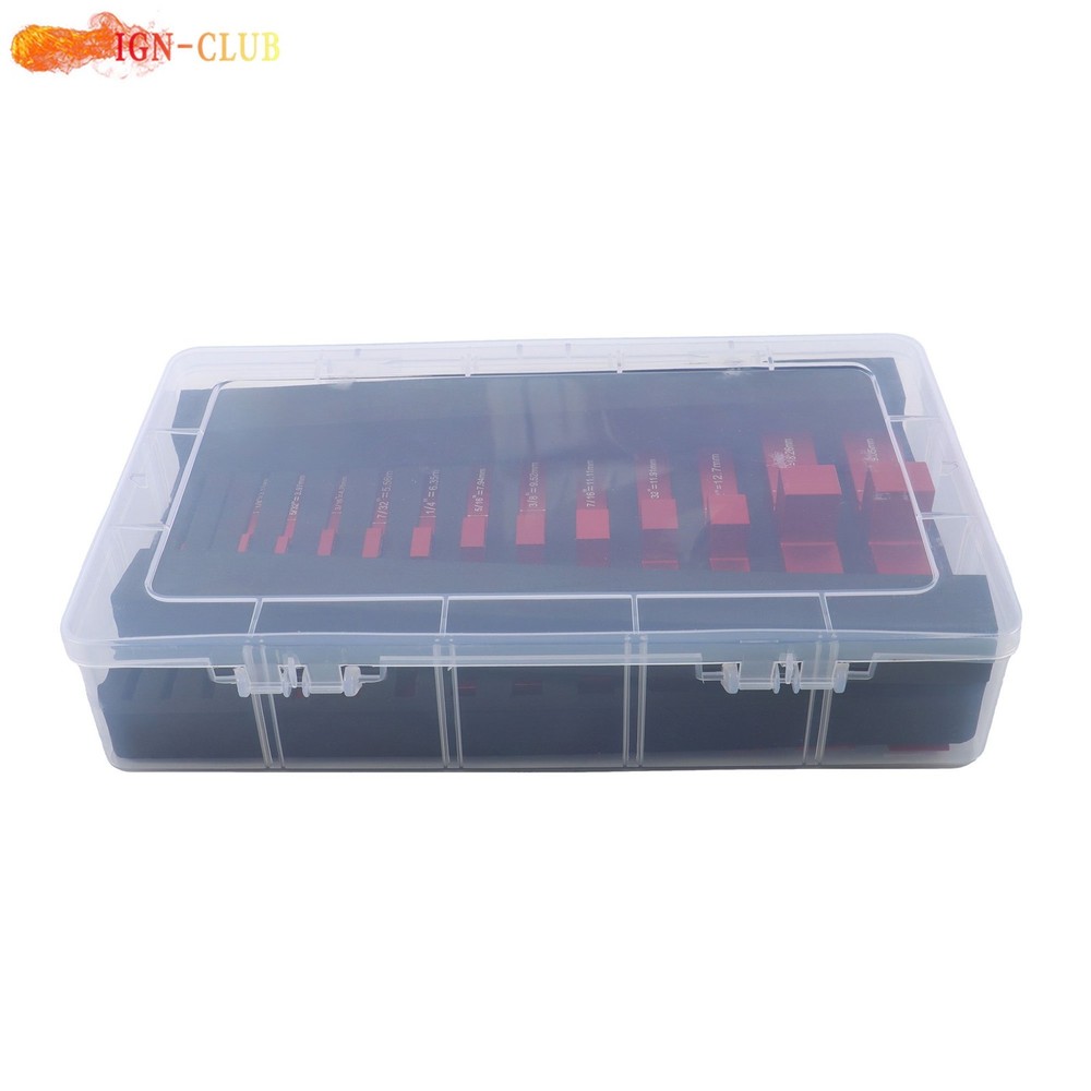 14 Pcs Aluminum Router Table Setup Bars Precision Setup Blocks Height Gauge Set