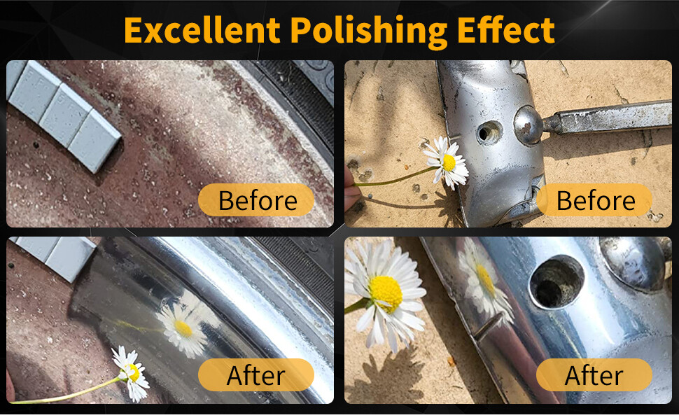 12Pack 4.5in Felt Flap Disc Wool Polishing Buffing Wheel Pad for Angle Grinder