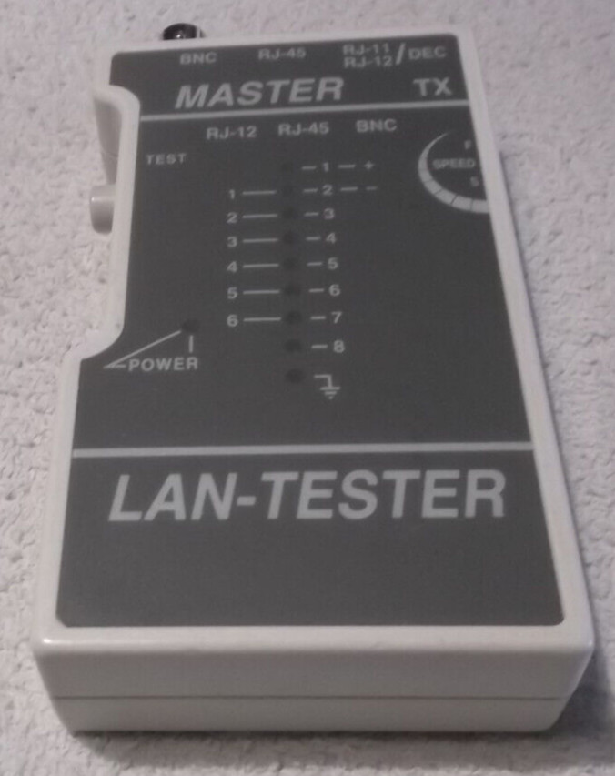 LAN-TESTER Master TX BNC RJ45 TX
