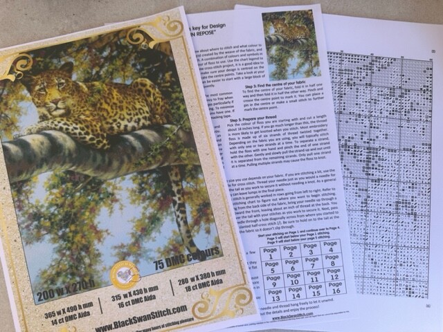 German Shepherd 26 Chart Counted Cross Stitch Pattern Needlework