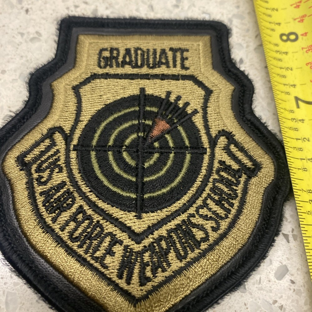 Military Patch Graduate USAir Force Weapons School
