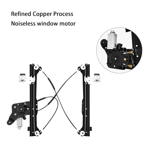 Rear Left Driver Side Power Window Regulator with Motor Assembly, for 2000