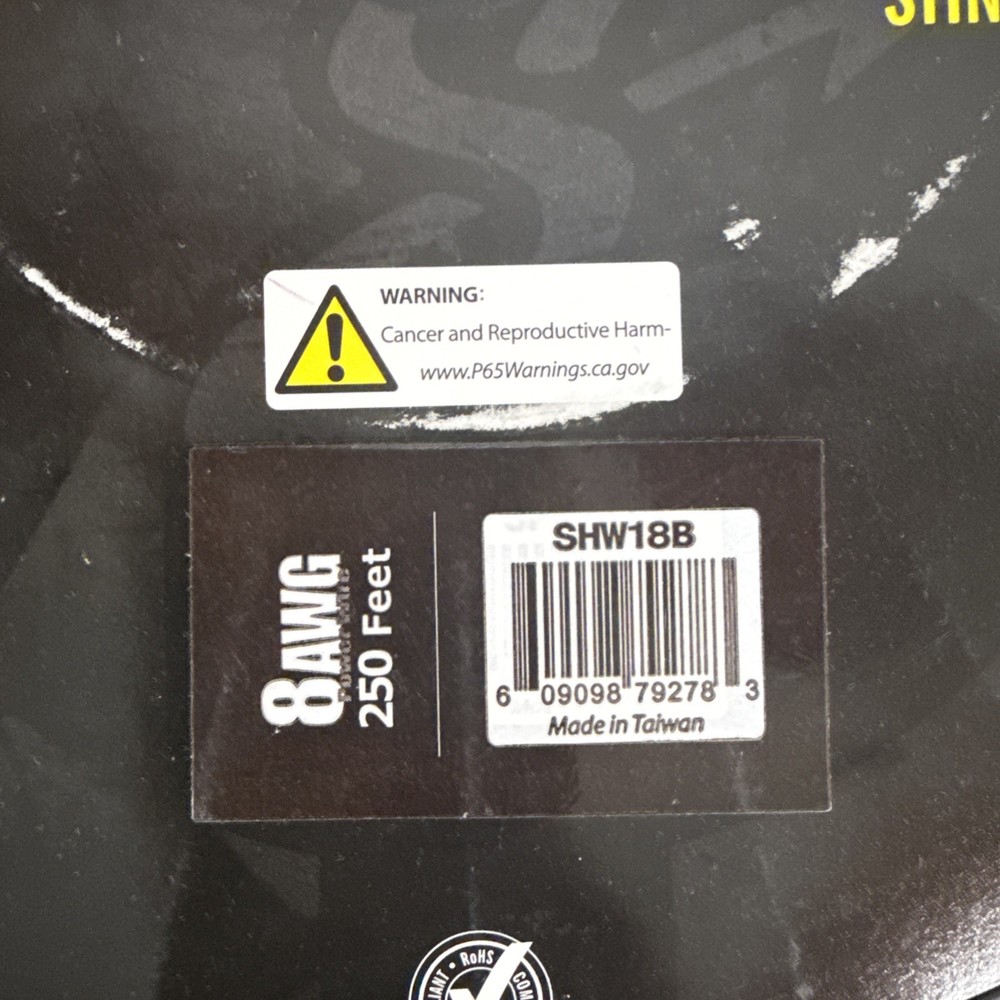 Stinger Power Wire Blue SHW18B 250 FT