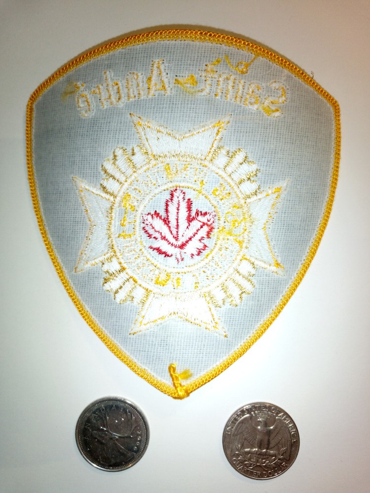 Saint-Andre Fire Department Patch Badge Crest