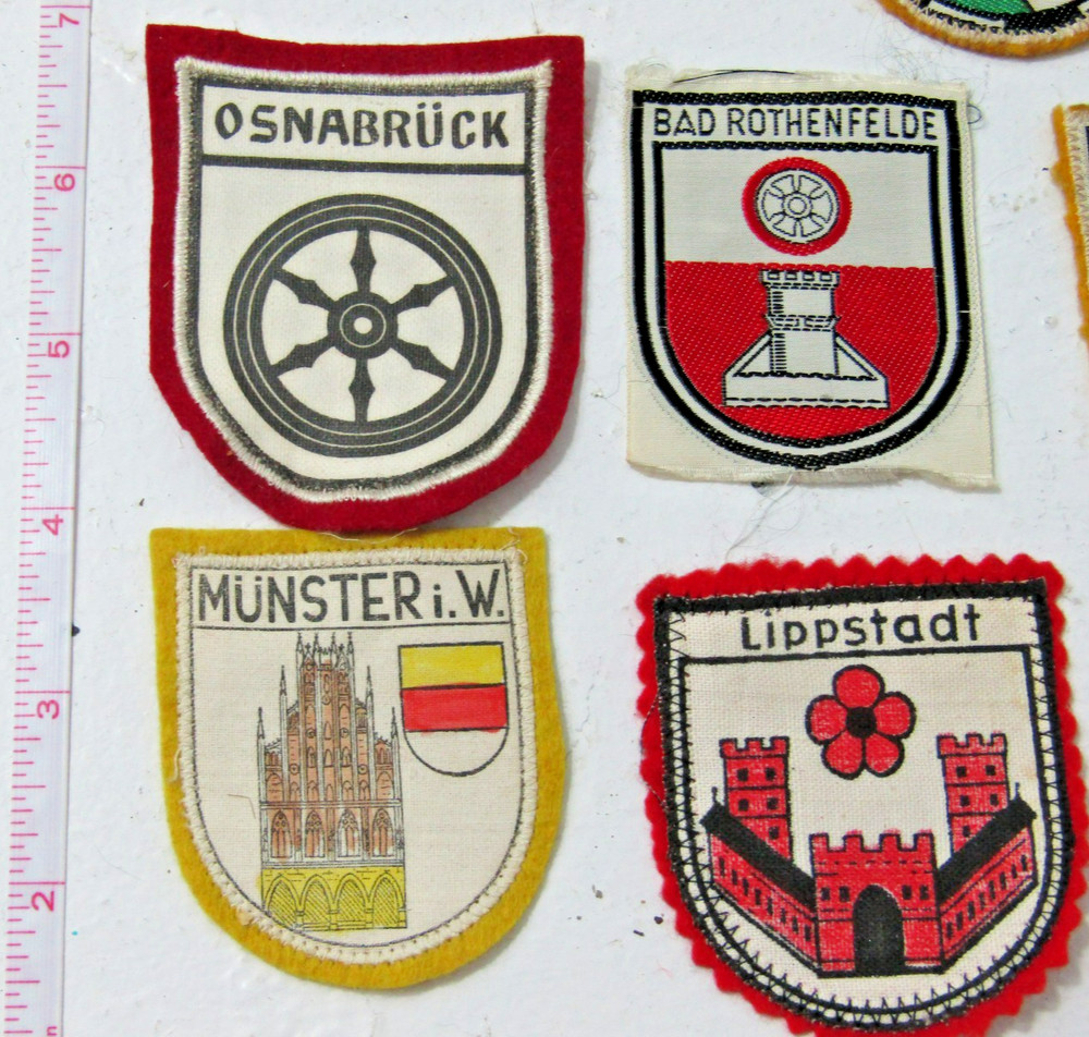 9 German Patches
