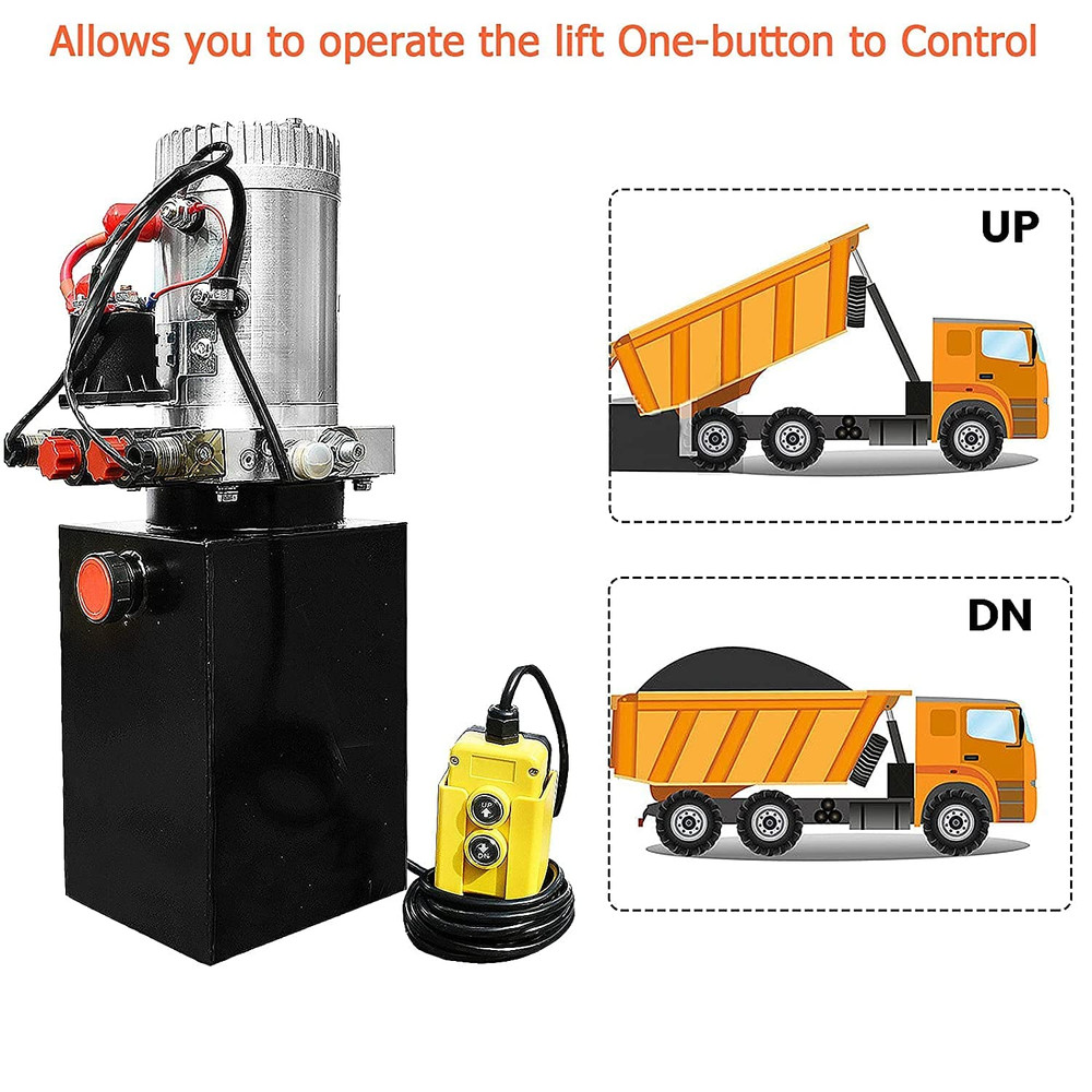 4 Wire Dump Trailer Remote Control Switch for Hydraulic Pump 12V DC for Lift Win