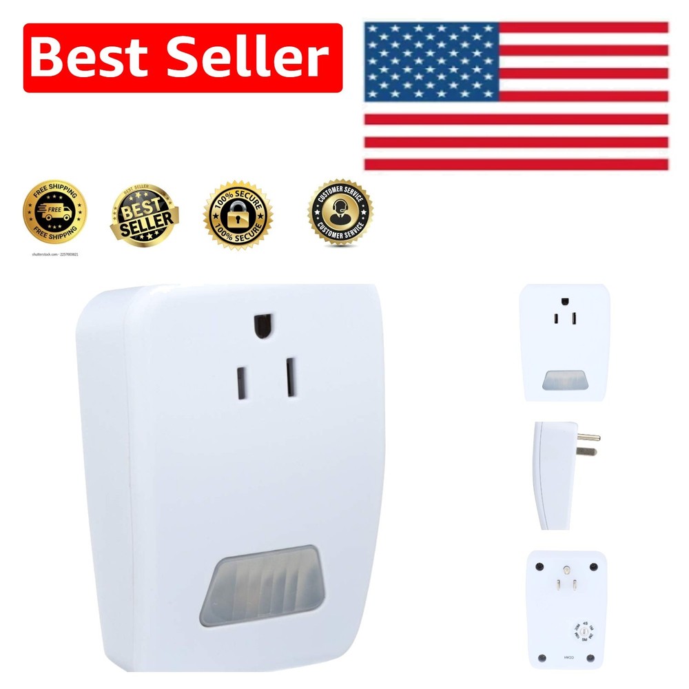 Versatile Plug-In Motion Sensor Light - Automatic Activation + Stylish Design