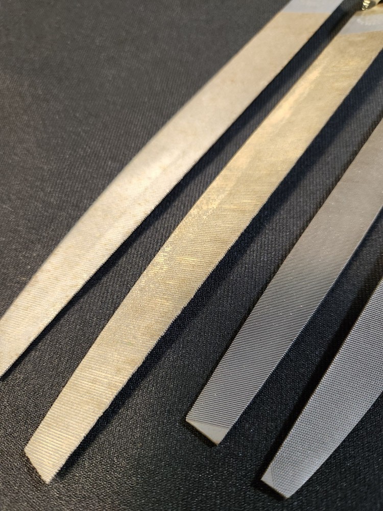 6-Assorted Nicholson Files, Knife, Flat & Simons Triangular, w/ SKROO-ZON Handle