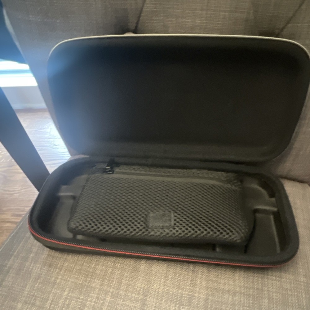 Nintendo Hard Shell Carrying Case Black Red for Switch Console & Games