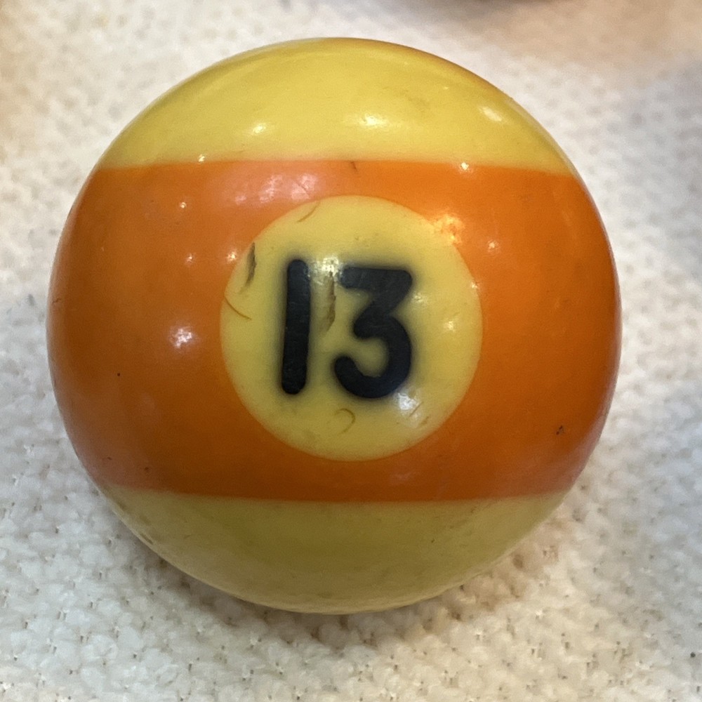 #13 2-1/4" Replacement Pool Ball Orange