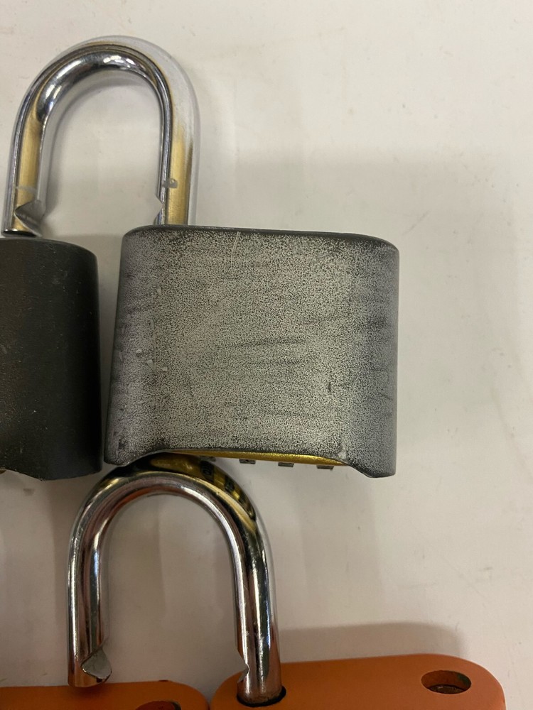 Used Lot of 5 Master Lock #178 MISSING CODES