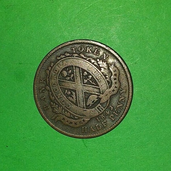 Canada 1/2 cent Tokens 1844 & 1842