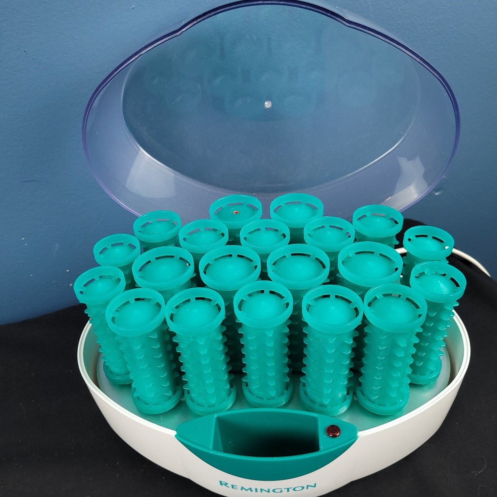 Remington Body Waves Ionic hot rollers curlers H-1080N 20 rollers/clips WORKS