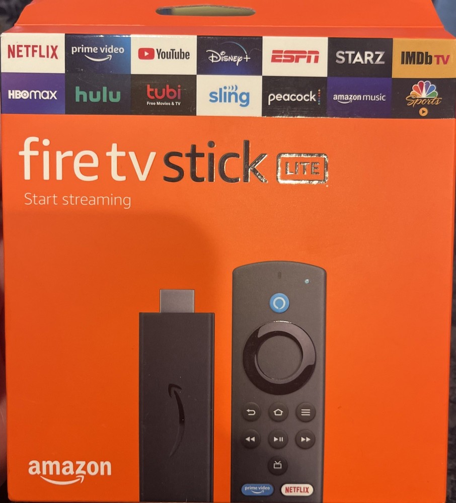Amazon Fire Stick Lite  HD Streaming Device - Voice Controlled. SEALED FREE SHIP