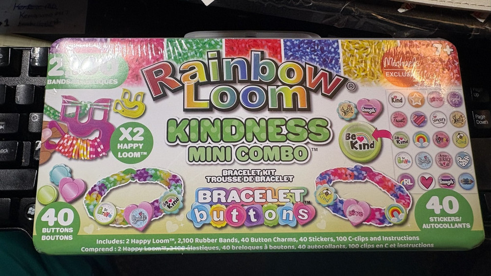 Rainbow Loom ~ Kindness Mini Combo Bracelet Kit ~ New Unopened