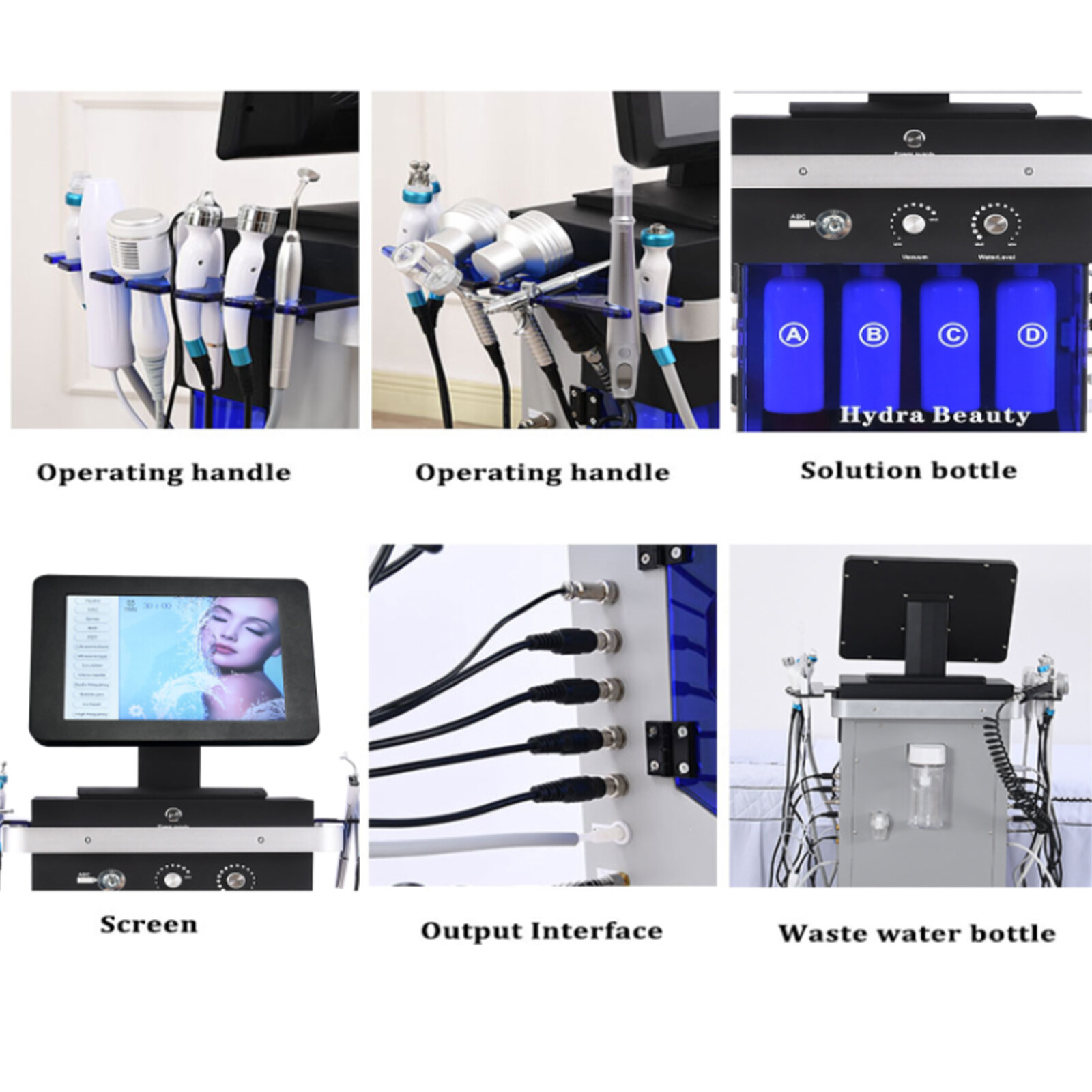 14in1 Hydra Spa Facial Beauty Machine Hydro Dermabrasion Skin Cleaning Face LijK