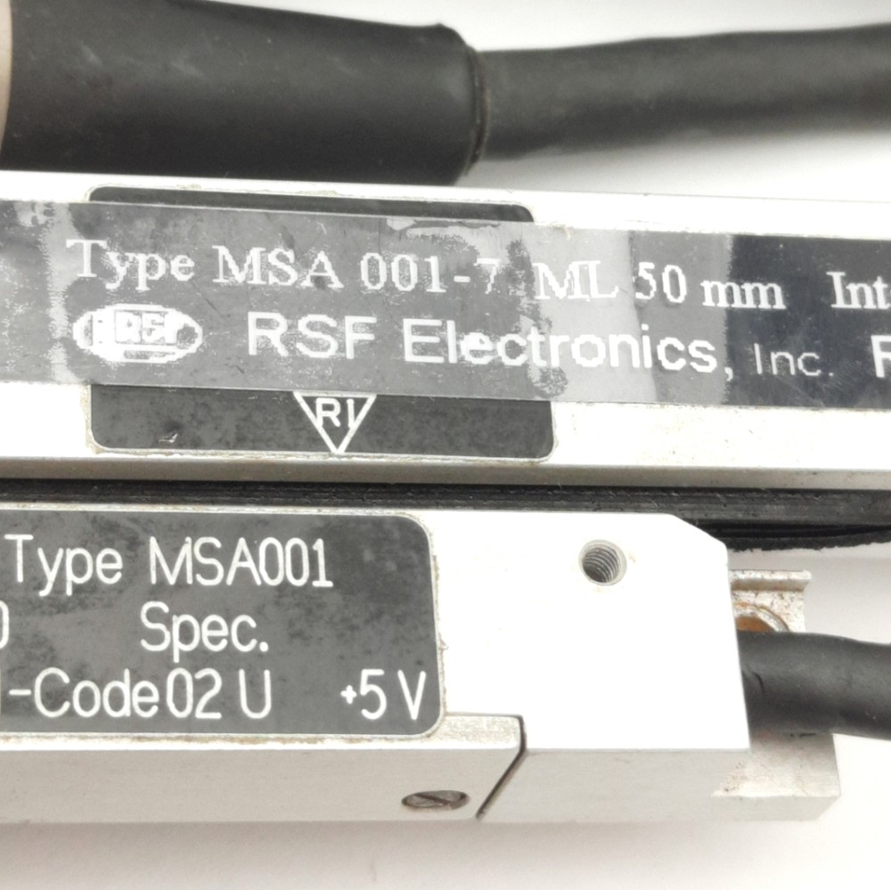RSF Elektronik MSA001 Linear Encoder Scale & Head, 50mm Travel, 5V DC, 20µm