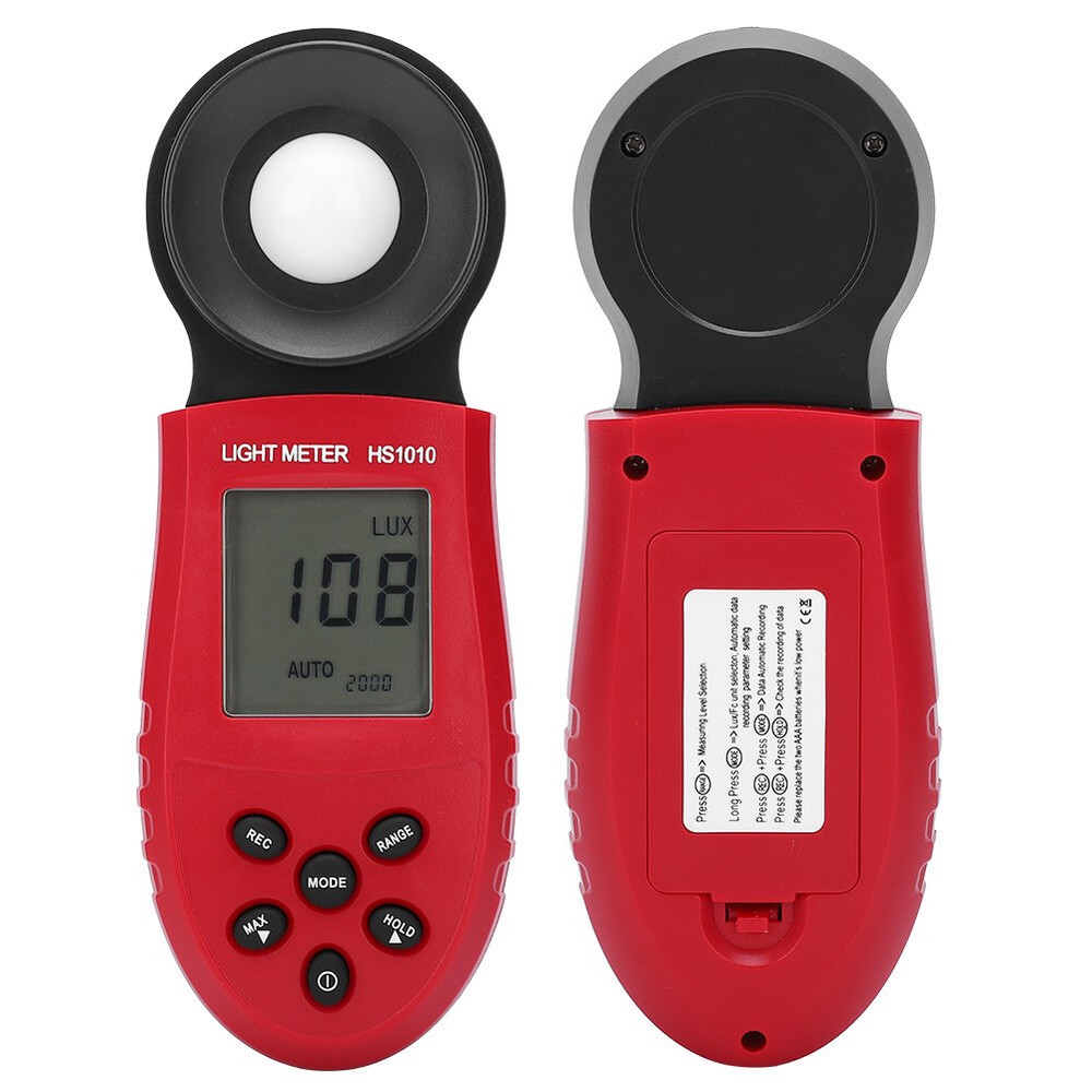 HS1010 Handheld Light Meter Digital Display Electric Illuminometer