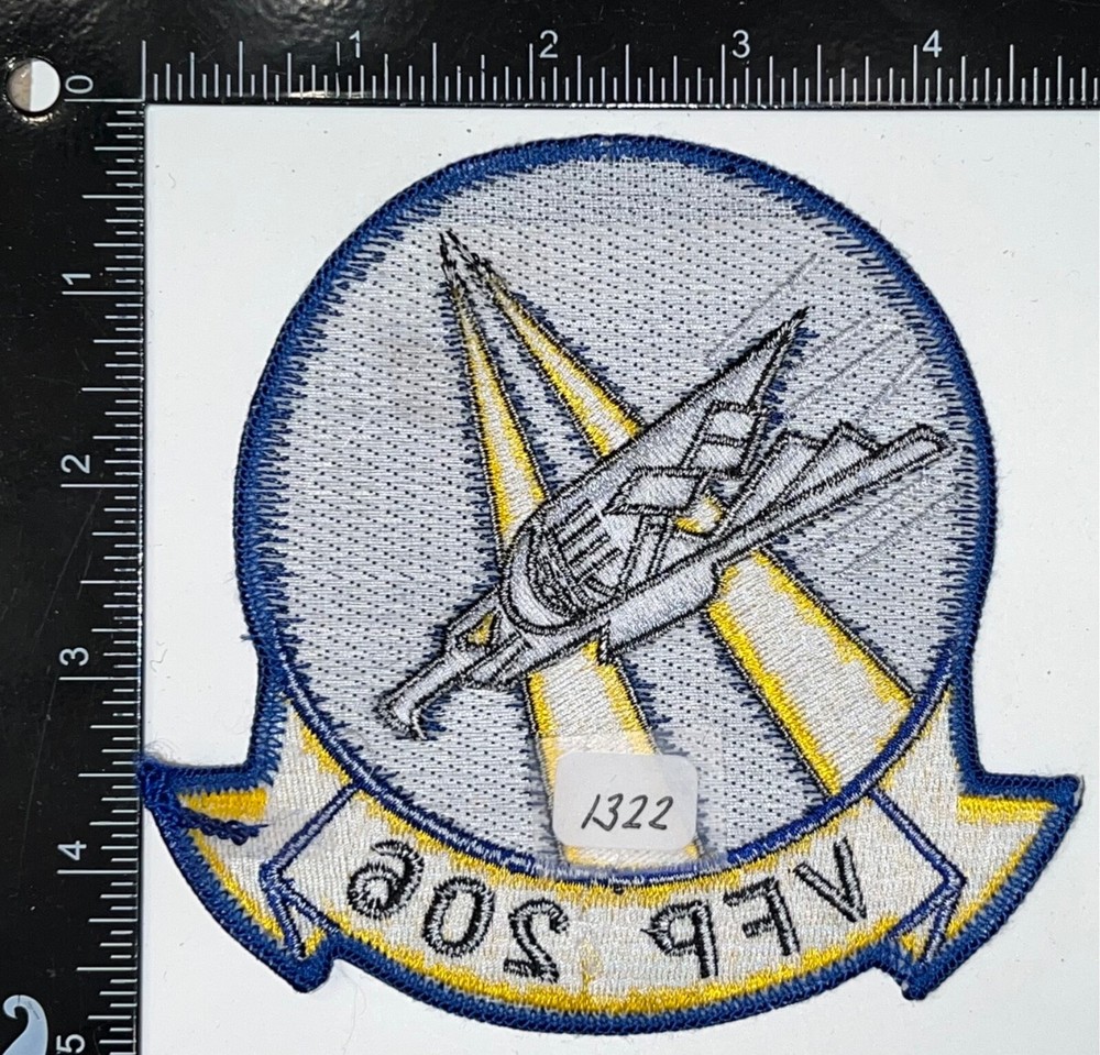 USN US Navy VFP-206 Light Photographic Squadron Patch