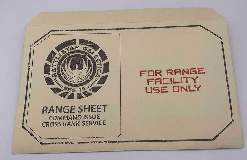 Battlestar Galactica Range Sheets From Loot Crate