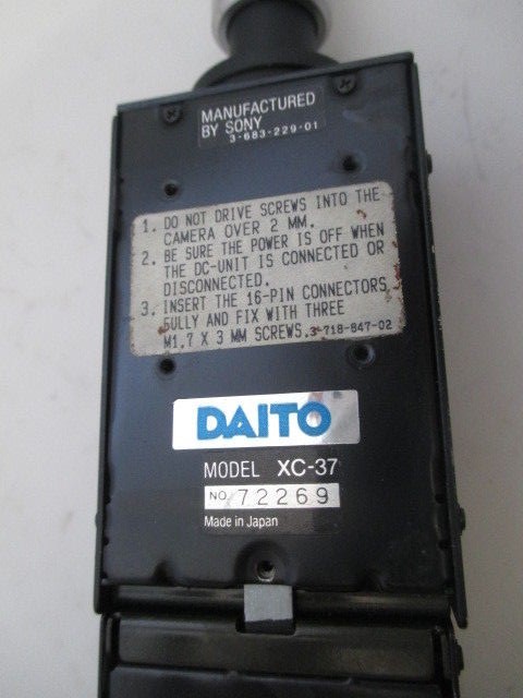 Sony XC-37 DC-37 CCD Video Camera