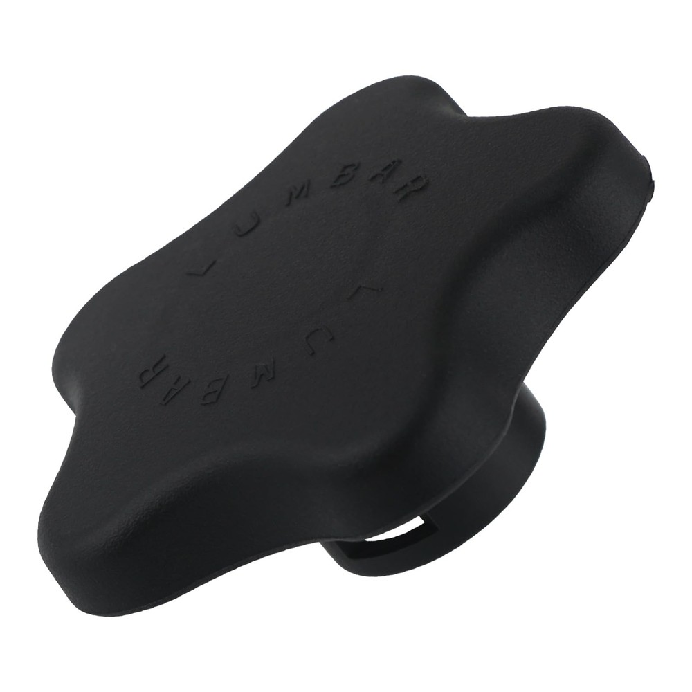 Seat Lumbar Support Knob Adjust Handle Front Lumar Knob, Black