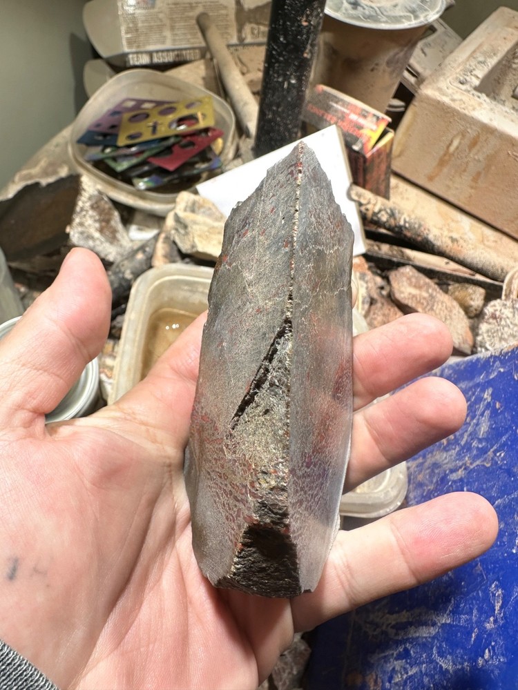 Dinosaur bone rough chunk. (344.7 grams)