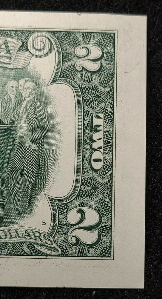 2003 $2 shift Error note Uncirculated condition, I 05062414 A, Actually 3 errors