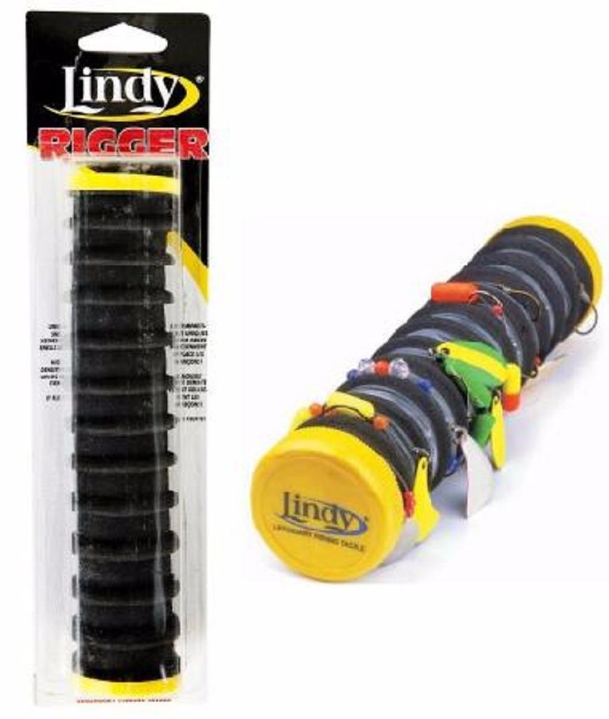 Lindy Rigger AC-100 Floating Lure Rig Leader Snelled Hook Holder Organizer