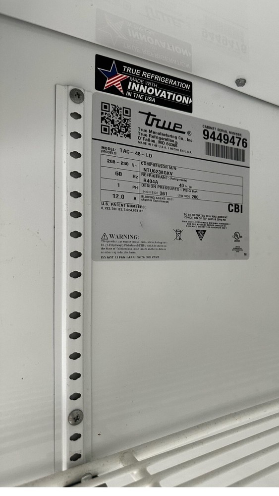 True Open Display Fridge TOAM-48