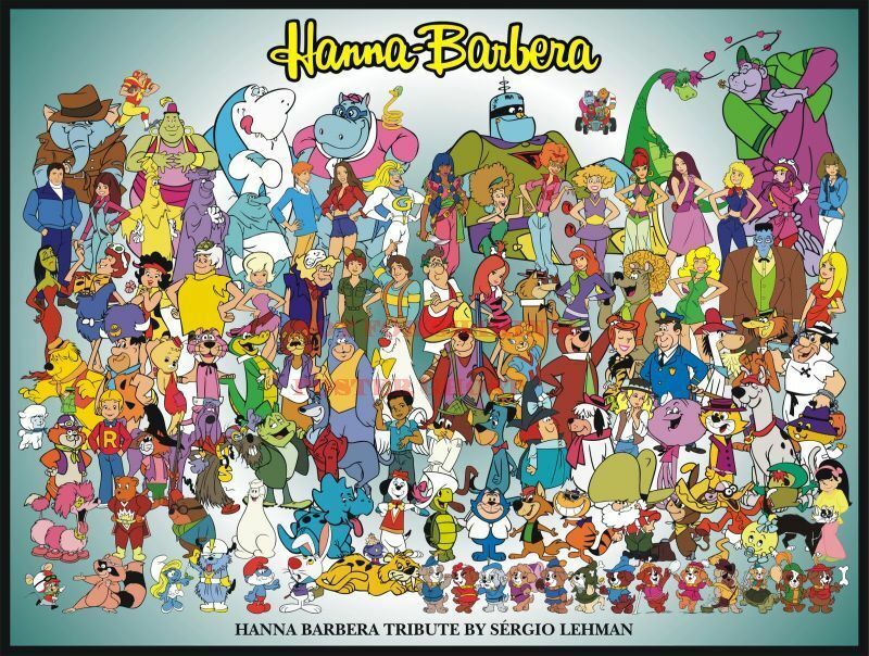 80's Vintage Eighties Video Poster HANNA BARBERA Poster 1 (20x30)