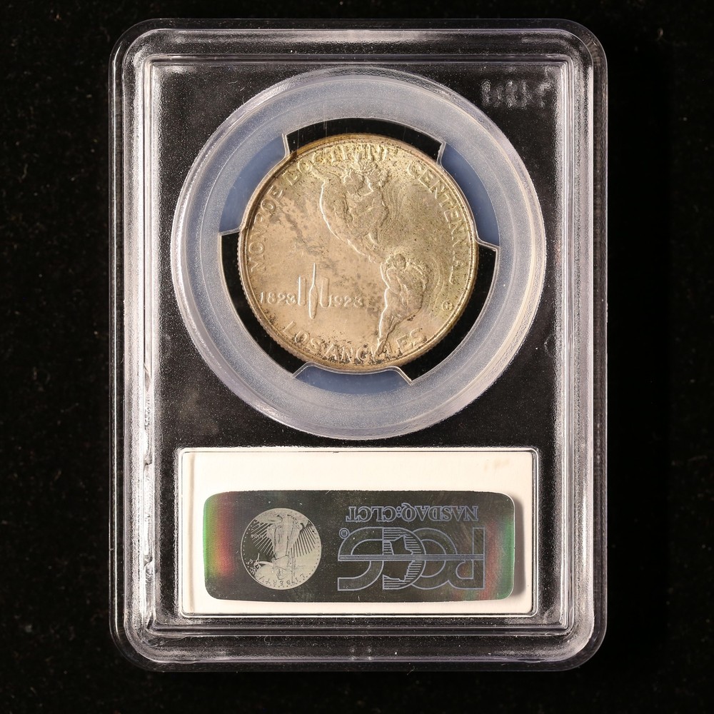 1923 S MONROE COMMEMORATIVE SILVER HALF DOLLAR PCGS MS63 BU UNCIRCULATED