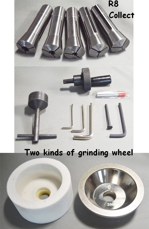 High Precision 220V U3 Universal Cutter Grinder Sharpener Machine with Light NEW