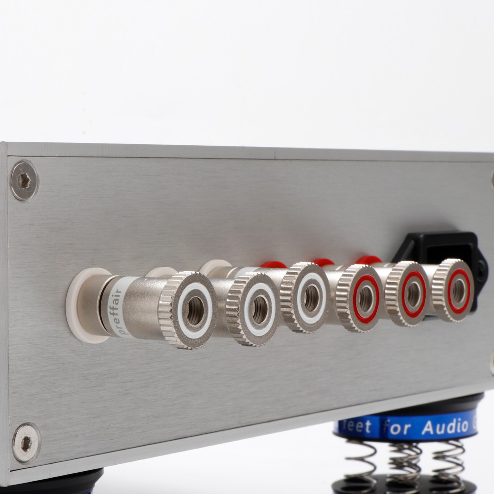 8pcs HIFI Binding Post Rhodium Plating Long Thread Terminal Speaker Plug Adapter