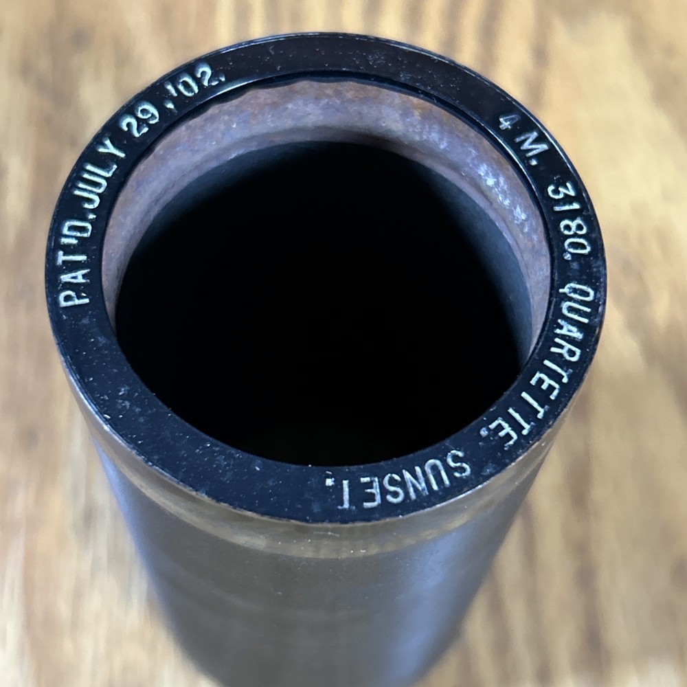 Indestructible Cylinder Record Sunset 3180 Quartet Untested