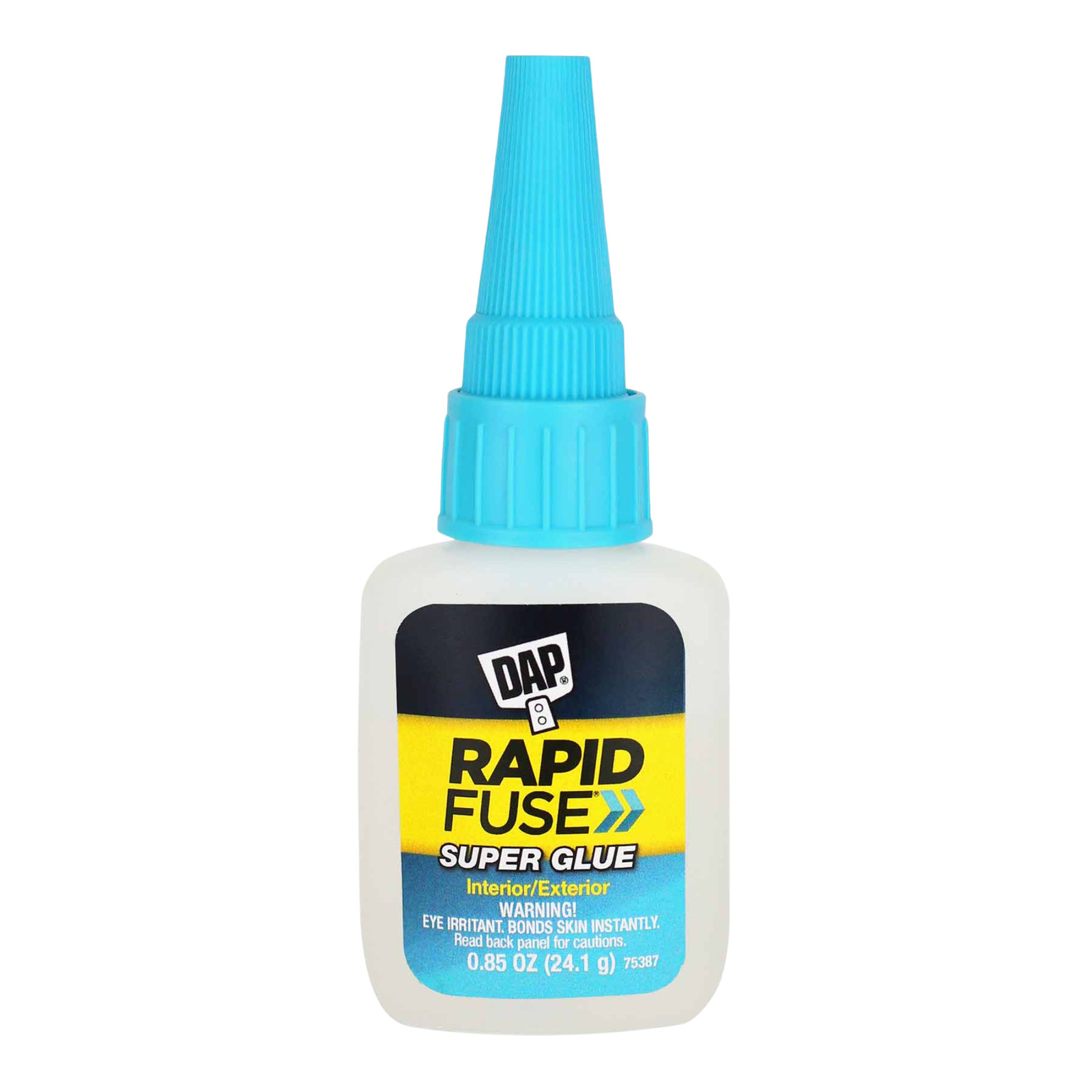DAP RapidFuse Super Glue: 0.85 oz. (Clear)